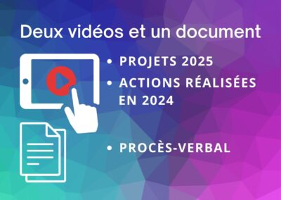 Bilan 2024, projets 2025 : un article pour tout savoir sur l’AG du 30 janvier dernier !